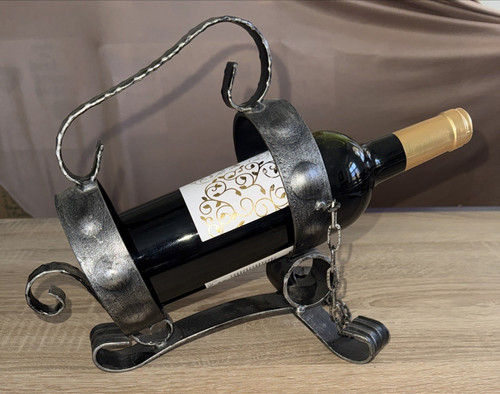 Metall wein flaschen halter - metall,