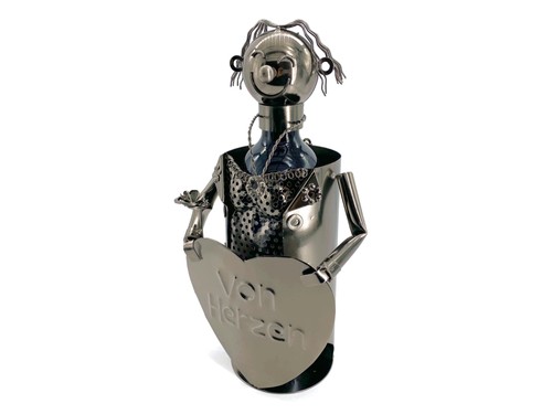 Weinflaschenhalter metall frau - weinflaschenhalter,