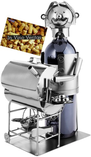 Weinflaschenhalter grill - weinflaschenhalter,